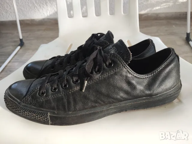 кецове Converse Chuck Taylor All-Star OX Leather Low 1T865, снимка 3 - Кецове - 50303736