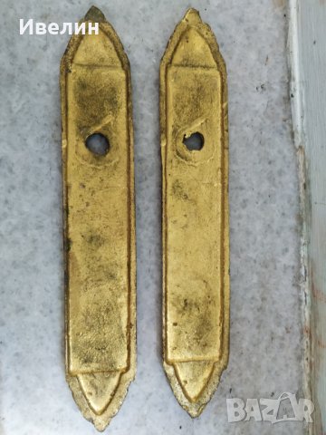 два бронзови шилда за врата , снимка 4 - Антикварни и старинни предмети - 26497558