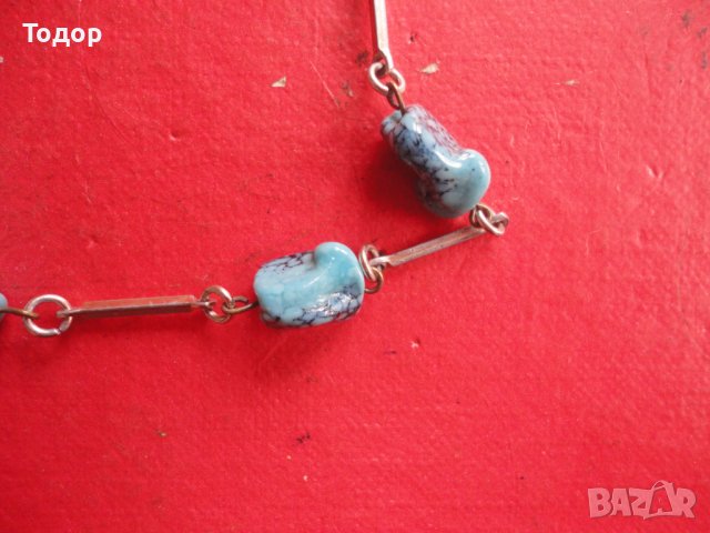 Страхотна гривна с естествени камъни 5, снимка 4 - Гривни - 43926159