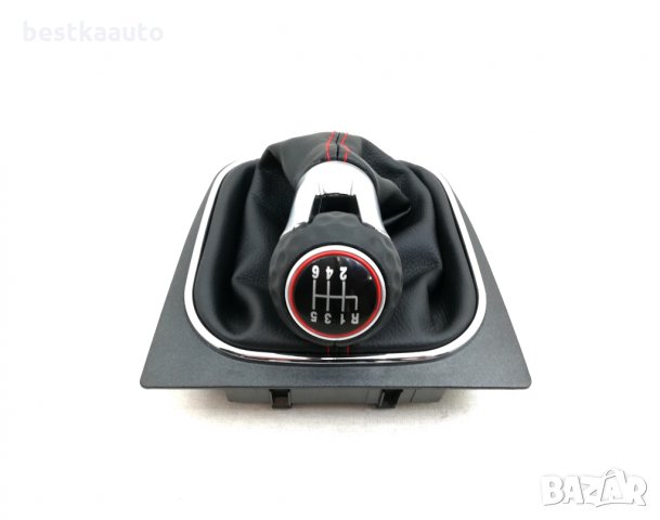 Топка скоростен лост с маншон червен шев VW Golf MK5,MK6, Jetta, EOS, снимка 10 - Аксесоари и консумативи - 27002215