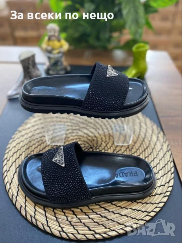 Prada Дамски Чехли Прада - 2 Налични Цвята Код E605, снимка 4 - Чехли - 50957610