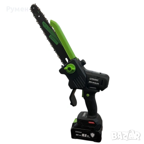 Комплект Акумулаторна Лозарска Ножица и Акумулаторен Трион StahlMayer 36V 10AH, LCD дисплей, снимка 3 - Други инструменти - 53106802