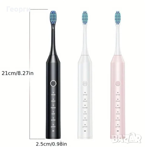 Електрическа четка за зъби с 6 режима и 4 глави, снимка 2 - Други - 51090056