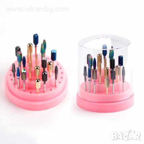 КОД 3181 - Поставка за фрези/накрайници с 48 броя отвора, снимка 9 - Продукти за маникюр - 33430058
