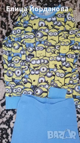 Детска пижама миньоните, снимка 6 - Детски пижами - 43381126