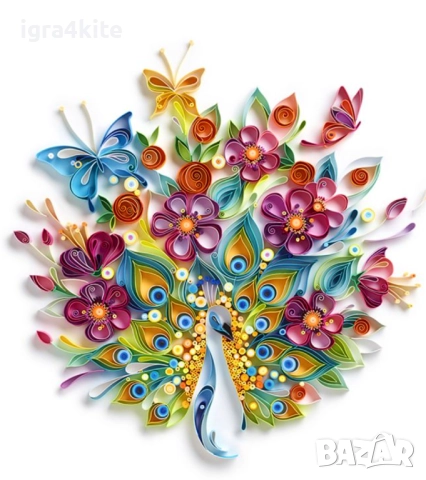 КОМПЛЕКТ ЗА КВИЛИНГ -  „Направи си сам“ - произведения на изкуството върху хартия, снимка 15 - Други - 52516122