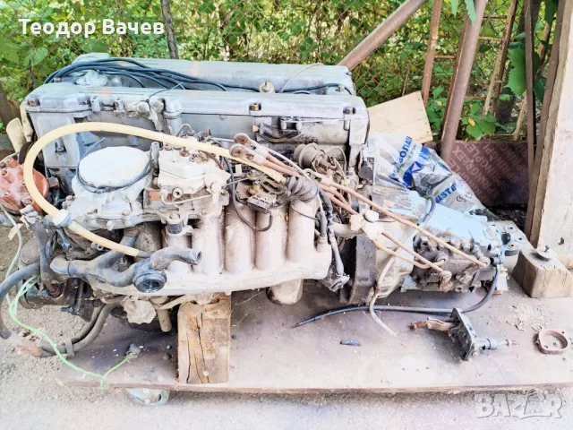 Пълен комплект Двигател и ръчна кутия Мерцедес М110 2,8 с документи