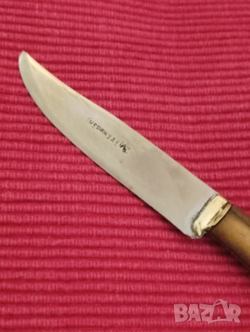 Старо ножче с кокалена дръжка. , снимка 4 - Колекции - 43672475