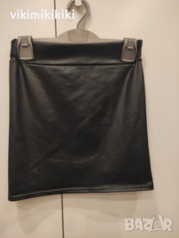 Ластична пола, имитация на кожа, снимка 1