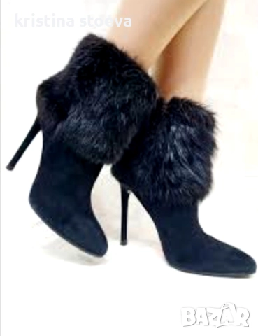 Fabiano боти естествена кожа естествен пух , снимка 3 - Дамски боти - 52128420