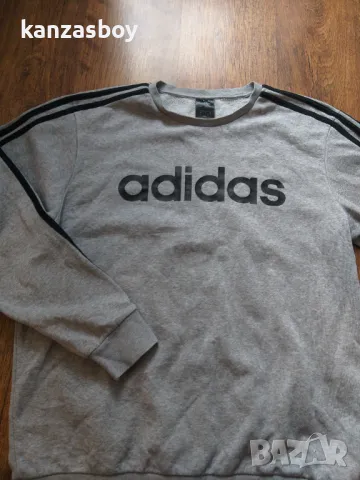 adidas Essentials Crew - страхотна мъжка блуза Л, снимка 6 - Спортни дрехи, екипи - 47307481