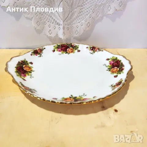 Royal Albert, Old Country Roses, средно плато, снимка 4 - Сервизи - 39998158