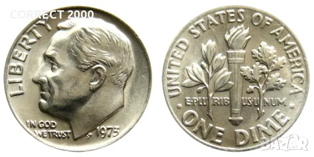1 dime 1973, снимка 2 - Нумизматика и бонистика - 47614156