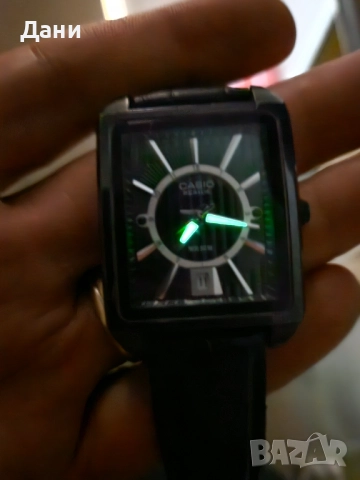 Мъжки часовник Casio, оригинален, запазен, елегантен, стилен + подарък чисто нова батерия, снимка 17 - Мъжки - 52842866