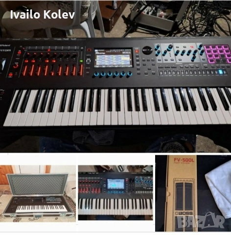 Roland fantom твърд кейс и expression pedal boss, снимка 3 - Синтезатори - 53114146