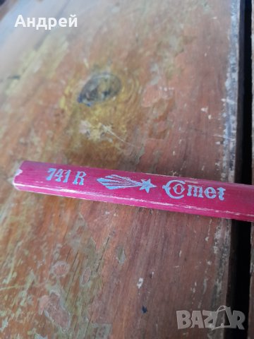 Стар дърводелски молив Comet, снимка 2 - Други ценни предмети - 43626321