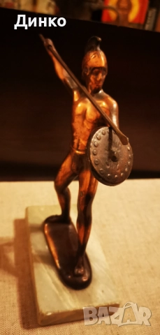 Метална фигурка на спартанския цар Леонид., снимка 5 - Колекции - 52870553