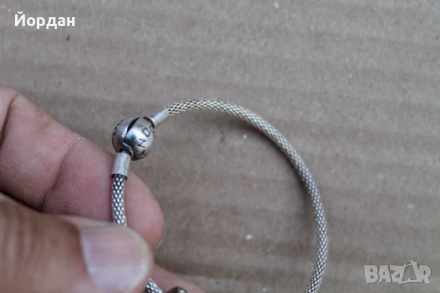 Сребърна гривна ''Pandora'' , снимка 10 - Гривни - 50619501