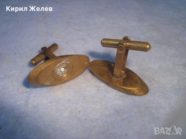 СТАРИННИ БРОНЗОВИ РЕТРО АРТ ДЕКО СТИЛ БУТОНЕЛИ с ЮВЕЛИРНО ФАСЕТИРАНИ ЦИРКОНИ 10075, снимка 6 - Антикварни и старинни предмети - 37610062