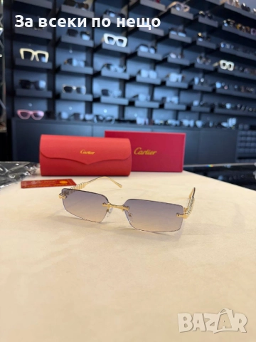 Cartier Слънчеви Очила С UV400 Защита - Налични Различни Цветове Код SK287 , снимка 5 - Слънчеви и диоптрични очила - 52598429