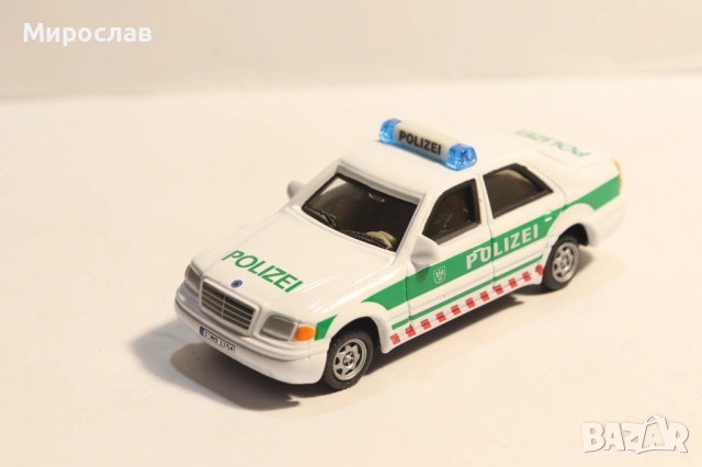 1:64?? HONGWELL MERCEDES C ПОЛИЦИЯ POLICE КОЛИЧКА МОДЕЛ, снимка 7 - Колекции - 53605930