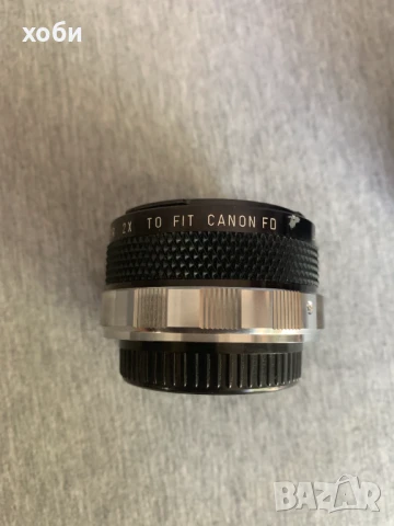 SOLIGOR C/D 7 AUTO TELE CONVERTER 2X TO FIT CANON FD,, снимка 5 - Обективи и филтри - 50624005