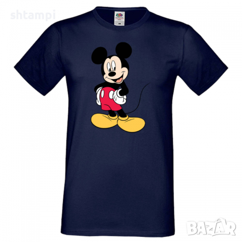 Мъжка тениска Mickey Mouse 8 Подарък,Изненада,Рожден ден, снимка 6 - Тениски - 36576516