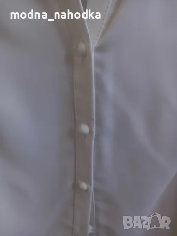 Бяла риза с бродерия , снимка 5 - Ризи - 47402192