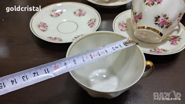 руски порцелан чаши за чай , снимка 6 - Антикварни и старинни предмети - 47699102