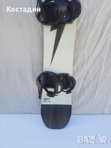 Сноуборд 149см. BURTON CUSTOM EXPERIENCE WIDE  CAMBER с автомати, снимка 3 - Зимни спортове - 52567237