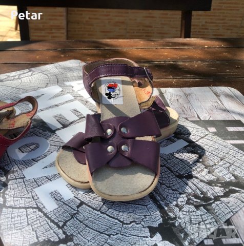Детски сандали (Нови) Естествена кожа 26 и 27 номер Български, снимка 5 - Детски сандали и чехли - 28547284