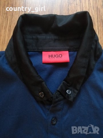 HUGO BOSS - страхотна мъжка тениска КАТО НОВА, снимка 1 - Тениски - 28243591