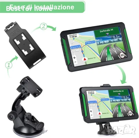 GPS навигатор за кола 256-16GB 7"NAVRAF , снимка 6 - Аксесоари и консумативи - 48174746