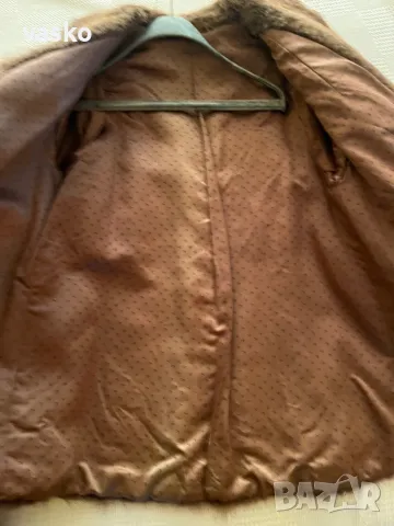 Дамско палто-естествено, снимка 7 - Якета - 49355966