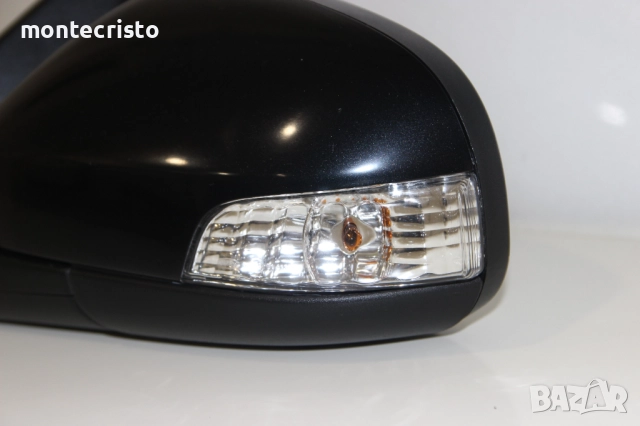 Ляво огледало Volvo V50 (2007-2012г.) 8 пина температурен датчик Черно Черен, снимка 6 - Части - 52604047
