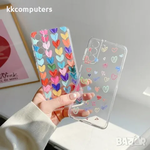Калъф силикон ART Сърца за Samsung Galaxy S24 Plus / Прозрачен / Баркод : 3130231 6.99 лв., снимка 4 - Калъфи, кейсове - 47776960