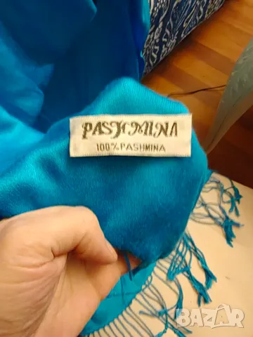 Шал 100%кашмир, снимка 2 - Шалове - 48241034