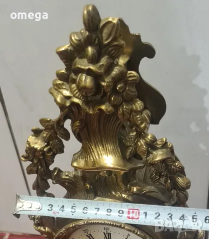 Италиански Бронзов Каминен Часовник Lancini , снимка 13 - Антикварни и старинни предмети - 50195336