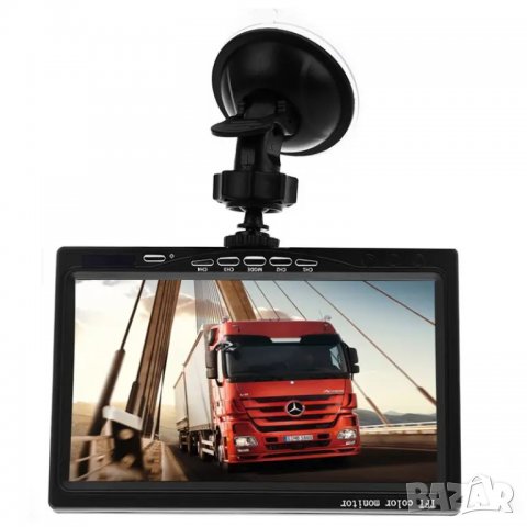 Монитор за камион, кола, автобус, автомобил, тир, за камери 4 канален, разделяне на екрана, делене, снимка 5 - Аксесоари и консумативи - 40044659