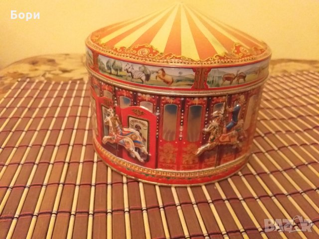 Метална кутия релефна от бонбони, снимка 3 - Декорация за дома - 28040553