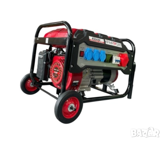 Агрегат за Ток Четиритактов 4.5kW Генератор Монофазен дисплей 8.5к.с, снимка 2 - Други машини и части - 52662654