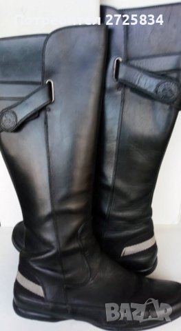 Високи ботуши, BALLY, черни, номер 38 1/2, снимка 12 - Дамски ботуши - 31625431