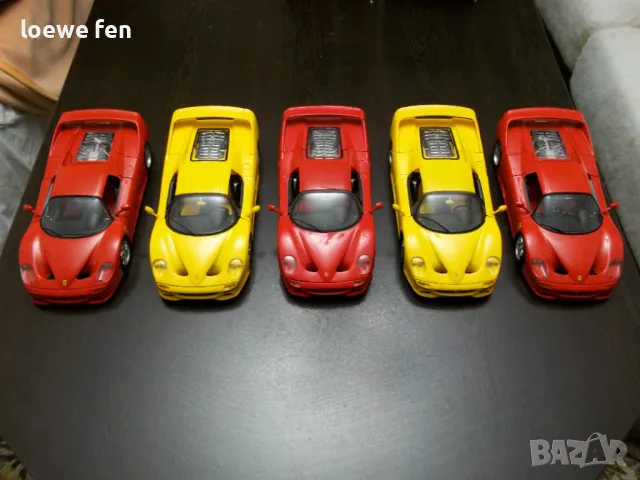 5 броя комплект Ferarri F50 Hard Top ferari ferrari - мащаб 1 18, снимка 4 - Колекции - 48384876