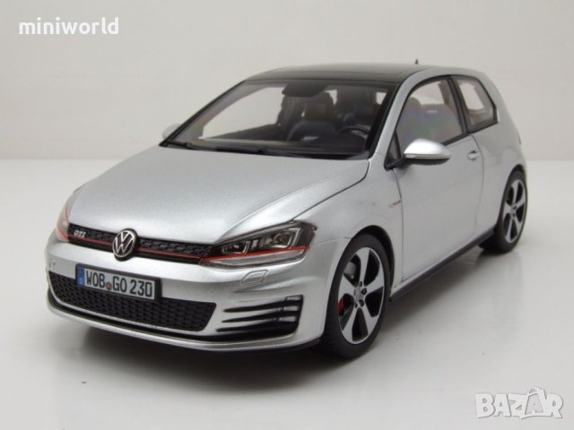 VW Golf 7 GTI 3-врати 2013 - мащаб 1:18 на Norev всичко отваряемо моделът е нов в кутия, снимка 1
