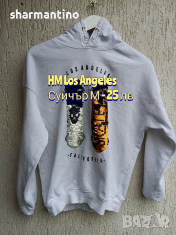 Суичър HM Los Angeles М - 15 лв, снимка 1