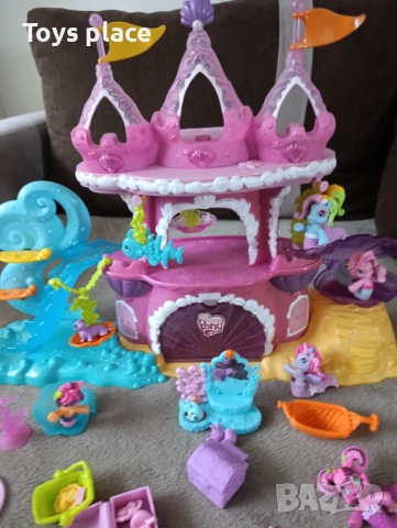 Голям оригинален Замъкът на русалките My Little Pony, снимка 5 - Фигурки - 53458559