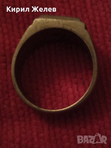 Пръстен стар бронзов 21108, снимка 4 - Колекции - 33490632
