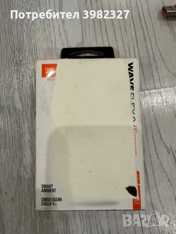 JBL Wave Flex – Оригинални JBL, Черни, Отлично Състояние, снимка 6 - Bluetooth слушалки - 52715360