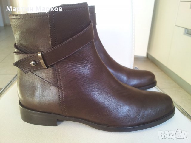 Дамски боти от естествена кожа Sesto Meucci at Neiman Marcus, снимка 3 - Дамски боти - 34774916