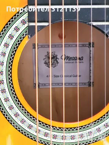 Класическа Китара Messina 4/4, снимка 5 - Китари - 49388853